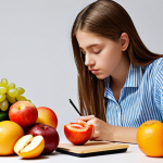 **Image Prompt:** A student concentrating at a desk, using the Pomodoro Technique with a timer, surrounded by healthy food like fruits and nuts. Bright, focused lighting.