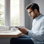 Home 15 몰입 상태 유도를 위한 사용자 경험 디자인 - **Prompt 1: Deep Flow in a Serene Digital Space**
"A young adult, wearing comfortable, modern ca...